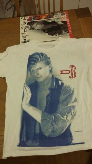 David Bowie T Shirt Glass Spider Tour