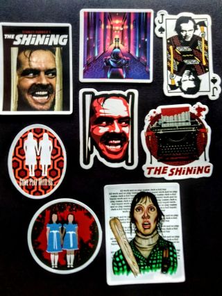 45,  Sticker,  Decals,  2x2,  The Shining,  Horror,  Movie,  Stephen King,  Redrum,  Jack 2