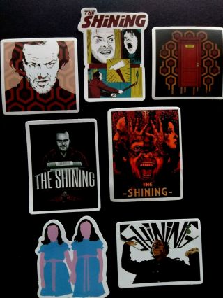 45,  Sticker,  Decals,  2x2,  The Shining,  Horror,  Movie,  Stephen King,  Redrum,  Jack 3