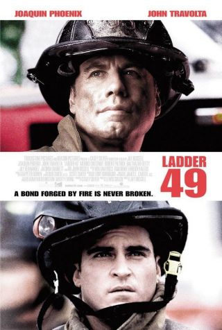 Ladder 49 Movie Poster 2 Sided Vf 27x40 Joaquin Phoenix John Travolta