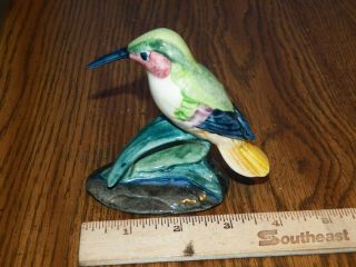 Vintage Stangl Pottery Birds 3634 " Allen Hummingbird " Signed Ewf