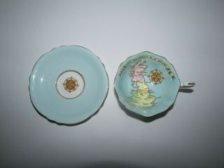 Vintage Paragon Porcelain Patriotic Series Tea Cup And Saucer 577