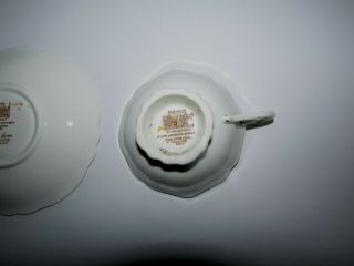 Vintage Paragon Porcelain Patriotic Series Tea Cup and Saucer 577 4