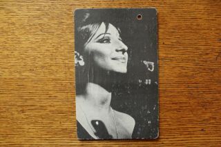 Quite Rare Circa 1967 Personality Poster Card - Barbra Streisand