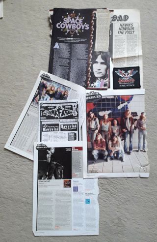 Hawkwind Cuttings,  Interviews,  Gig Reviews And Patch.  Vintage