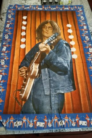 Beatles John Lennon Tapestry Rare Vintage,  Coasters,  Mug,  Notebook,  Bus