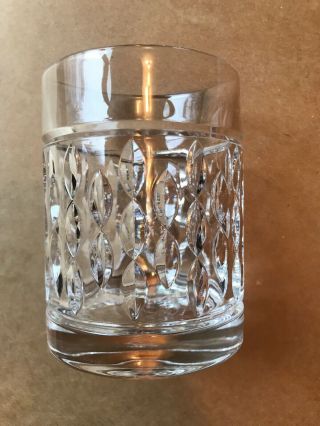 Ralph Lauren Aston Fine Crystal Set Of 5 Double Old Fashioned Glasses 11.  8oz