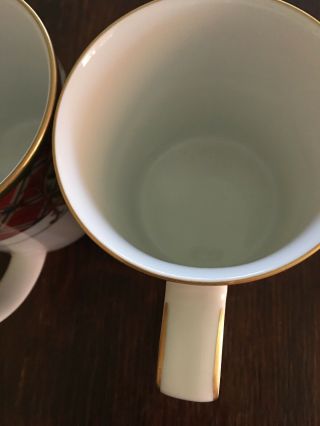 Set of 2 Coffee Mugs Noritake ROYAL HUNT 3930 Pattern 10 fl oz 8