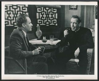1955 Photo Humphrey Bogart Star Actor - The Left Hand Of God