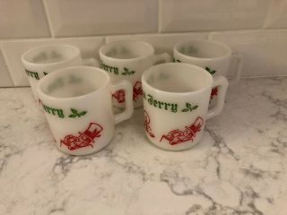 Hazel - Atlas Tom And Jerry " Candlelight " Cups.