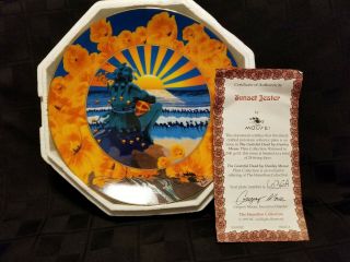 The Grateful Dead By Stanley Mouse Sunset Jester Collectors Plate