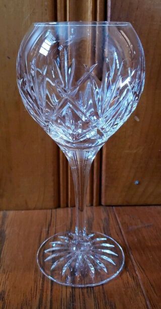 Waterford Crystal Lismore Pattern Balloon Wine Glass Or Goblet - 7 "
