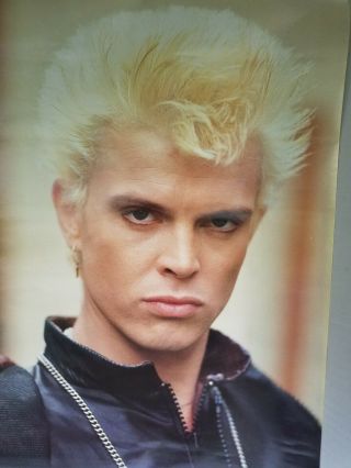 Billy Idol 1984 Vintage Poster Old Stock.