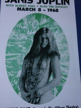 2 Different Janis Joplin Posters,  20 by 12 Inches 3