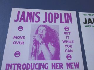 2 Different Janis Joplin Posters,  20 by 12 Inches 5