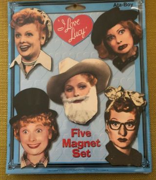 I Love Lucy 5 Piece Magnet Set Large Magnets 2