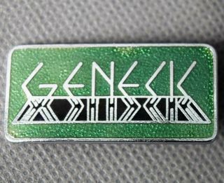 Rare Vintage Metal Promotional Pin Band Badge Genesis Phil Collins