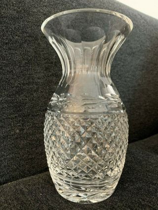 Vintage Waterford Crystal Ireland Glandore 7 " Flared Handblown Vase Discontinued