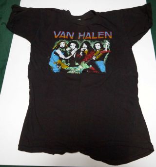 Van Halen Band Vintage 1970s Rock T - Shirt Women & Children Vanhalen