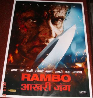 Rambo:last Blood (2019) Sylvester Stallone 27 " X 37 " Poster 1