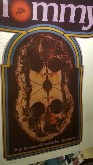 Vintage Roger Daltrey The Who With Elton John Iron On Transfer Tommy Different
