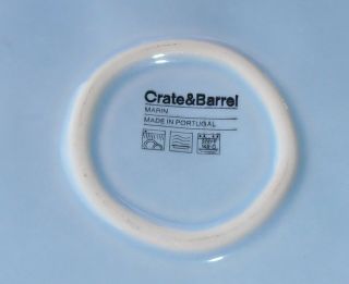 Marin Blue by Crate & Barrel SALAD PLATE 8 1/4 