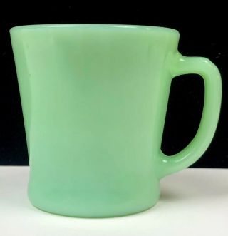 Look Vintage Fire King Jadite Jade Green Glass Coffee Mug Perfect