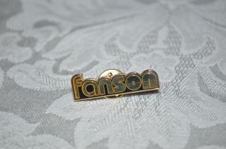 Rare Hanson Fanson Logo Lapel Pin