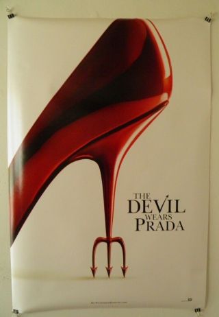 The Devil Wears Prada Double Sided Rolled Poster 27 By 40 2006 Meryl Streep