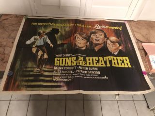 Guns In The Heather 1969 British Quad Poster