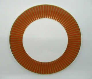 Wedgwood Palladian Orange Accent Luncheon Plate - 9 1/4 " 0608i
