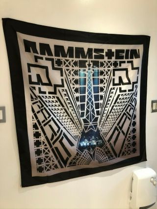 Rammstein Paris Album Cover Poster Flag Fabric Wall Tapestry 4x4 Feet Banner