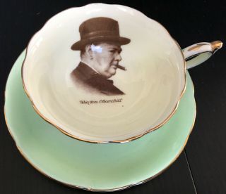 Vintage Paragon Patriotic Series Winston Churchill Cup And Saucer England