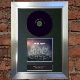 Imagine Dragons Night Visions Signed Autograph Cd & Cover Mounted Print A4 19