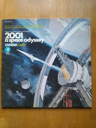 Vtg 2001 A Space Odyssey Rare 1968 Vinyl Lp Gatefold Movie Sndtrack All