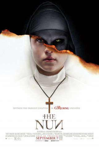 The Nun Movie Poster 2 Sided Final 27x40 Taissa Farmiga Bonnie Aarons
