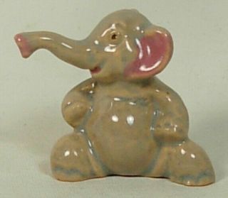 Rosemeade North Dakota Pottery Miniature Elephant Figurine Sticker