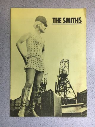 The Smiths / Morrissey 1985 Meat Is Murder U.  K.  Tour Program Book Booklet / Ex