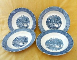 Set Of 4 - Currier And Ives 