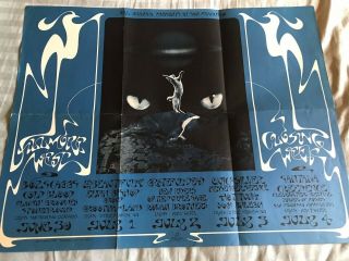 Fillmore West Final Closing Concert Poster 1971