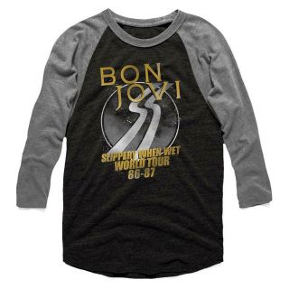 Bon Jovi World Tour Raglan Sleeve T - Shirt