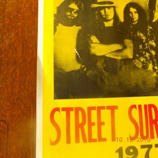 Vintage Lynyrd Skynyrd Concert Poster 1977 Tour Street Survivors 4
