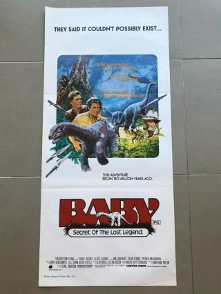 Daybill Poster 13x30: Baby,  Secret Of The Lost Legend (1985)