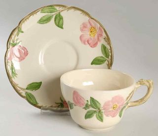 Franciscan Desert Rose (made In Usa) Oversized Cup & Saucer 5965557
