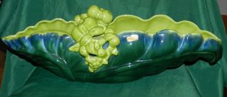 Royal Haeger Floral Console Centerpiece Bowl 20 