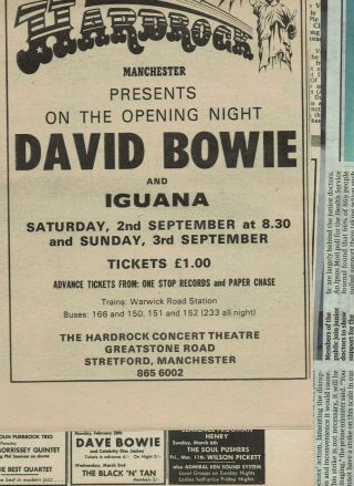 David Bowie - 30 Clippings,  English Press From 1966 - 2016.  Comprehensive & Vgc.