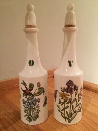 Vintage Portmeirion Botanic Garden Oil & Vinegar Cruets