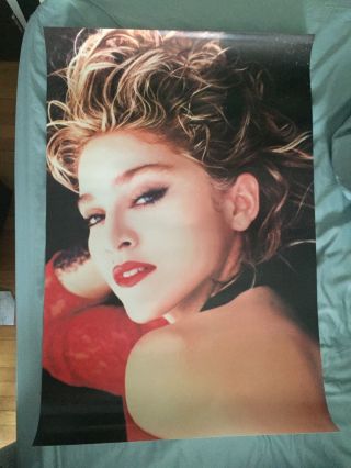 Madonna Large 1985 Image Glossy Hq Poster Virgin Tour Material Girl Angel Virgin