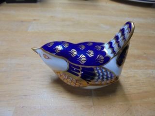 Royal Crown Derby Bone China Paperweight Wren - Made In England
