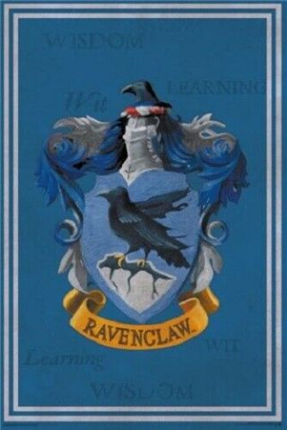 Harry Potter - Ravenclaw Crest Poster 61x91cm Wisdom Wit Learning